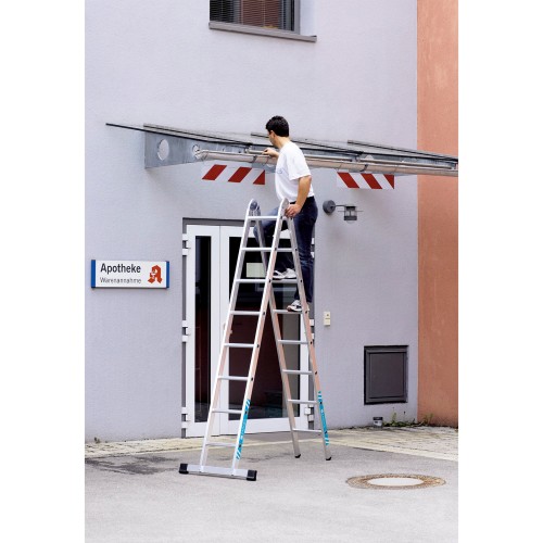 Zarges Mehrzweck-Klappleiter Combimaster X 2-teilig 2x4 Sprossen