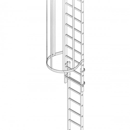 Zarges Notabstiegleiter Aluminium