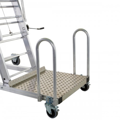 Zarges Pflichtmodul Fahrwerk mit ausziehbarer, spindelbarer Traverse zu Tankwagenleiter