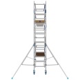 ASC Rollgerüst AGS Pro 250x135cm mit Holz-Plattformen und einseitigem Geländer 5,3m Arbeitshöhe ASC Rollgerüst AGS Pro 250x135cm mit Holz-Plattformen und einseitigem Geländer 5,3m Arbeitshöhe-small
