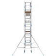 ASC Rollgerüst AGS Pro 190x135cm mit Carbon-Plattformen und einseitigem Geländer 6,3m Arbeitshöhe ASC Rollgerüst AGS Pro 190x135cm mit Carbon-Plattformen und einseitigem Geländer 6,3m Arbeitshöhe-small