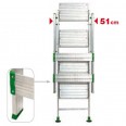 Facal Klapptreppe Plio mit Sicherheitsbügel Aluminium 3 Stufen Facal Klapptreppe Plio mit Sicherheitsbügel Aluminium 3 Stufen-small