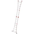Hailo Multifunktions Teleskopleiter M80 4x5 Sprossen-small