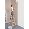 Hymer Holz Sprossenstehleiter mit Eimerhaken zweiseitig begehbar Hymer Holz Sprossenstehleiter mit Eimerhaken zweiseitig begehbar-small