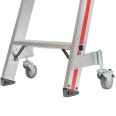 Hymer Stufenstehleiter mit Rollen 2x7 Stufen Hymer Stufenstehleiter mit Rollen 2x7 Stufen-small