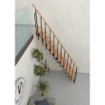 Minka Mittelholmtreppe Joker 35 - 304cm Geschosshöhe Buche Schwarz Minka Mittelholmtreppe Joker 35 - 304cm Geschosshöhe Buche Schwarz-small