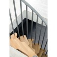 Minka Spindeltreppe Metallica Smart 38 - 305,5cm Geschosshöhe Buche Weiß Minka Spindeltreppe Metallica Smart 38 - 305,5cm Geschosshöhe Buche Weiß-small
