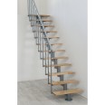 Minka Mittelholmtreppe Comfort Top 37 - 312cm Geschosshöhe Buche Grau Minka Mittelholmtreppe Comfort Top 37 - 312cm Geschosshöhe Buche Grau-small