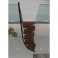 Minka Raumspartreppe Monte Carlo 35 - 293,8cm Geschosshöhe Walnuss Schwarz Minka Raumspartreppe Monte Carlo 35 - 293,8cm Geschosshöhe Walnuss Schwarz-small