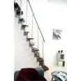 Minka Mittelholmtreppe Nizza 35 - 293,8cm Geschosshöhe Walnuss Grau Minka Mittelholmtreppe Nizza 35 - 293,8cm Geschosshöhe Walnuss Grau-small
