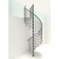 Minka Spindeltreppe Spiral Smart 38 - 305,5cm Geschosshöhe Weiß Grau 120cm Durchmesser Minka Spindeltreppe Spiral Smart 38 - 305,5cm Geschosshöhe Weiß Grau 120cm Durchmesser-small