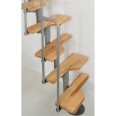 Minka Mittelholmtreppe Twister 35 - 293,8cm Geschosshöhe Buche Weiß Minka Mittelholmtreppe Twister 35 - 293,8cm Geschosshöhe Buche Weiß-small