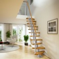 Dolle Mittelholmtreppe Berlin 64cm breit für Geschosshöhen 203-315cm inkl. einseitigem Designgeländer Dolle Mittelholmtreppe Berlin 64cm breit für Geschosshöhen 203-315cm inkl. einseitigem Designgeländer-small