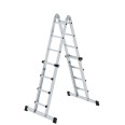 MUNK Teleskopleiter mit Traverse 4x4 Sprossen MUNK Teleskopleiter mit Traverse 4x4 Sprossen-small