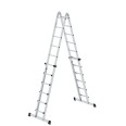 MUNK Teleskopleiter mit Traverse 4x6 Sprossen MUNK Teleskopleiter mit Traverse 4x6 Sprossen-small