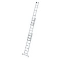 MUNK Stufen- Mehrzweckleiter mit Wandlaufrollen und Nivello® Traverse 3x8 Stufen MUNK Stufen- Mehrzweckleiter mit Wandlaufrollen und Nivello® Traverse 3x8 Stufen-small