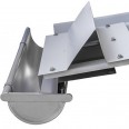 Wasserleitblech mit Schneefang für Trapezblech-, Leisten- und Sandwichdach, 2m L Wasserleitblech mit Schneefang für Trapezblech-, Leisten- und Sandwichdach, 2m L-small