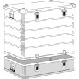Zarges Transportkiste K470 Plus Unterteil 800x600x180mm 62l-small
