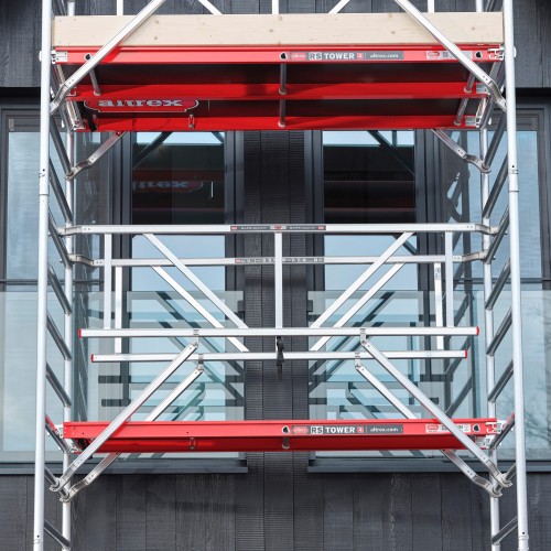 Altrex Fahrgerüst RS Tower 41-S Aluminium mit Safe-Quick und Holz-Plattform 5,20m AH 0,75x2,45m