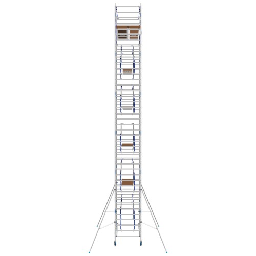 ASC Rollgerüst AGS Pro 250x135cm mit Carbon-Plattformen und doppelseitigem Geländer 13,3m Arbeitshöhe