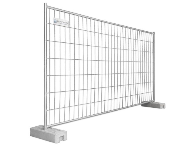 Bauzaun EUTOP Exclusiv 3,5x2,0m mit Haken und Ösen