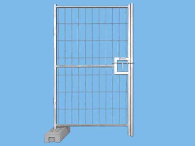 Bauzaun Tür 1,25x2,00m - für alle gängigen Mobilzäune mit 2m Höhe