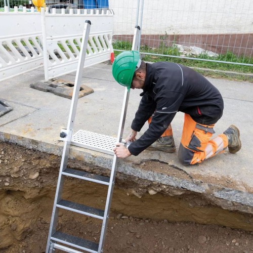 MUNK Stufen- Baugrubenleiter- Einsteckteile +4 Stufen als Zubehör