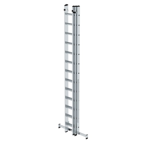 MUNK Mehrzweckleiter mit Nivello® Traverse 3x13 Sprossen