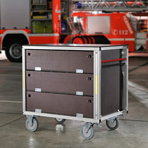 Munk Rettungstechnik Rollcontainer Atemschutzgeräte