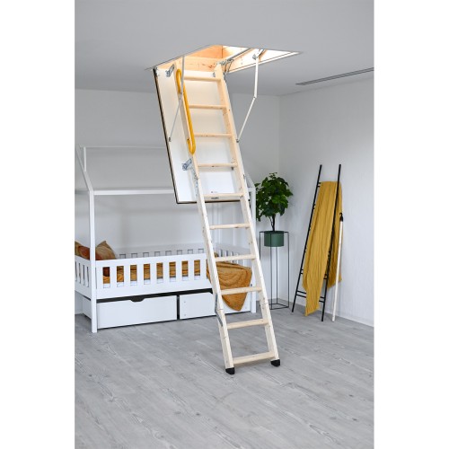 Minka Bodentreppe Complete aus Fichte mit U-Wert 1,1 W/m2K 220-280cm Raumhöhe