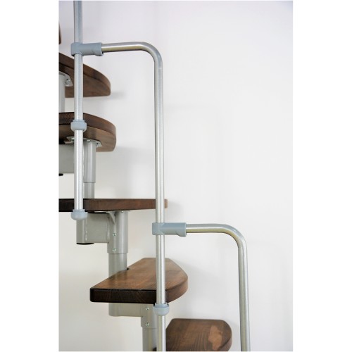 Minka Mittelholmtreppe Monaco 35 - 293,8cm Geschosshöhe Walnuss Grau