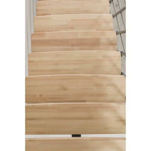 Minka Mittelholmtreppe Style 35 - 304cm Geschosshöhe Buche Schwarz
