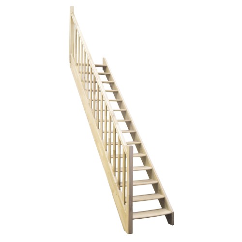 Minka Treppengeländer für die Raumspartreppen Home, Classic, Home Turn und Classic Turn Gerade Stäbe Fichte