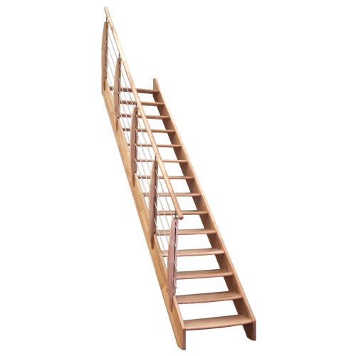 Minka Treppengeländer für die Raumspartreppen Home, Classic, Home Turn und Classic Turn Untergurte Buche