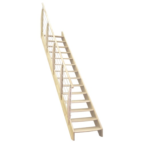 Minka Treppengeländer für die Raumspartreppen Home, Classic, Home Turn und Classic Turn Untergurte Fichte
