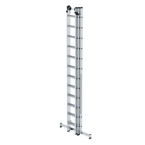 MUNK Mehrzweckleiter mit Nivello® Traverse 3x12 Sprossen