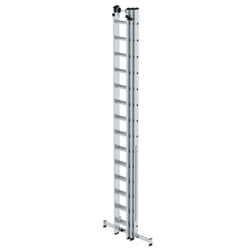 MUNK Mehrzweckleiter mit Nivello® Traverse 3x14 Sprossen