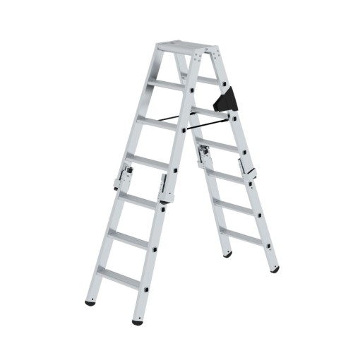 Munk Stufen Stehleiter beidseitig begehbar steckbar 2x4 Stufen