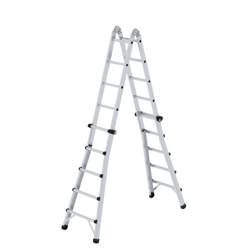 MUNK Gelenk-Teleskopleiter 4x5 Sprossen