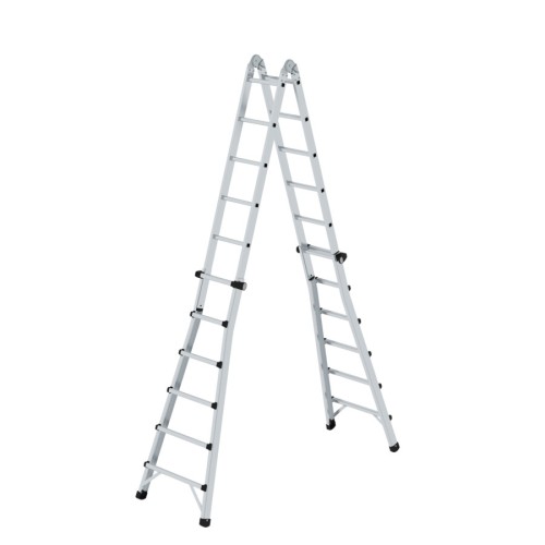 MUNK Gelenk-Teleskopleiter 4x6 Sprossen