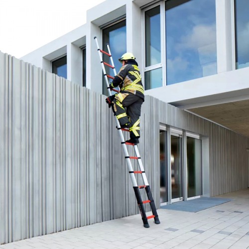 Telesteps Anlegeleiter Rescue Line Feuerwehr 13 Sprossen 4,1m