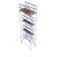 ASC Rollgerüst AGS Pro 190x135cm mit Holz-Plattformen und doppelseitigem Geländer 9,3m Arbeitshöhe ASC Rollgerüst AGS Pro 190x135cm mit Holz-Plattformen und doppelseitigem Geländer 9,3m Arbeitshöhe-small