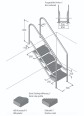 Eichenwald Pooltreppe Modell 08.1 Miami Beckentiefe 1399mm Ausladung 1338mm 6 Edelstahl Waffelblech-Stufen Eichenwald Pooltreppe Modell 08.1 Miami Beckentiefe 1399mm Ausladung 1338mm 6 Edelstahl Waffelblech-Stufen-small