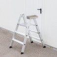 MUNK Klapptritt beidseitig begehbar Alu natur 4 Stufen 2,99m AH MUNK Klapptritt beidseitig begehbar Alu natur 4 Stufen 2,99m AH-small