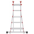 Hailo Multifunktions Teleskopleiter M80 4x5 Sprossen-small