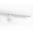 Dolle Handlaufset zur Wandmontage 1,5m Aluminium weiß, rund-small