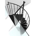 Minka Spindeltreppe Milano 42 - 300,3cm Geschosshöhe Schwarz 160cm Durchmesser Minka Spindeltreppe Milano 42 - 300,3cm Geschosshöhe Schwarz 160cm Durchmesser-small