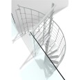Minka Spindeltreppe Milano 42 - 300,3cm Geschosshöhe Weiß 160cm Durchmesser Minka Spindeltreppe Milano 42 - 300,3cm Geschosshöhe Weiß 160cm Durchmesser-small