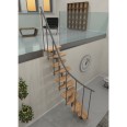Minka Raumspartreppe Monte Carlo 35 - 293,8cm Geschosshöhe Buche Grau Minka Raumspartreppe Monte Carlo 35 - 293,8cm Geschosshöhe Buche Grau-small