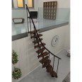 Minka Raumspartreppe Monte Carlo 35 - 293,8cm Geschosshöhe Walnuss Schwarz Minka Raumspartreppe Monte Carlo 35 - 293,8cm Geschosshöhe Walnuss Schwarz-small